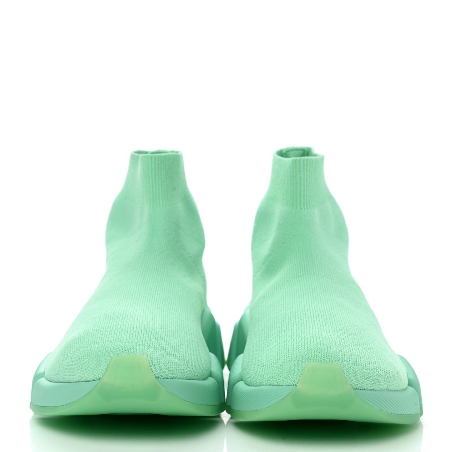 Technical 3D Recycled Knit Womens Speed 2.0 Transparent Sole Sneakers 37 Mint