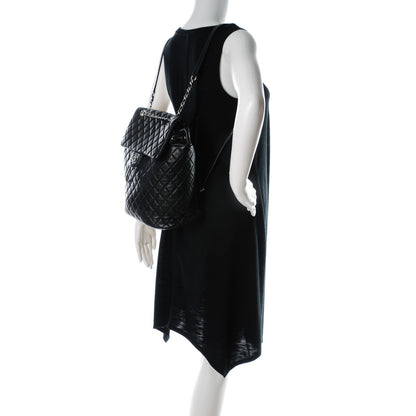 Chanel Lambskin Quilted Large Urban Spirit Backpack Black 2 of 8