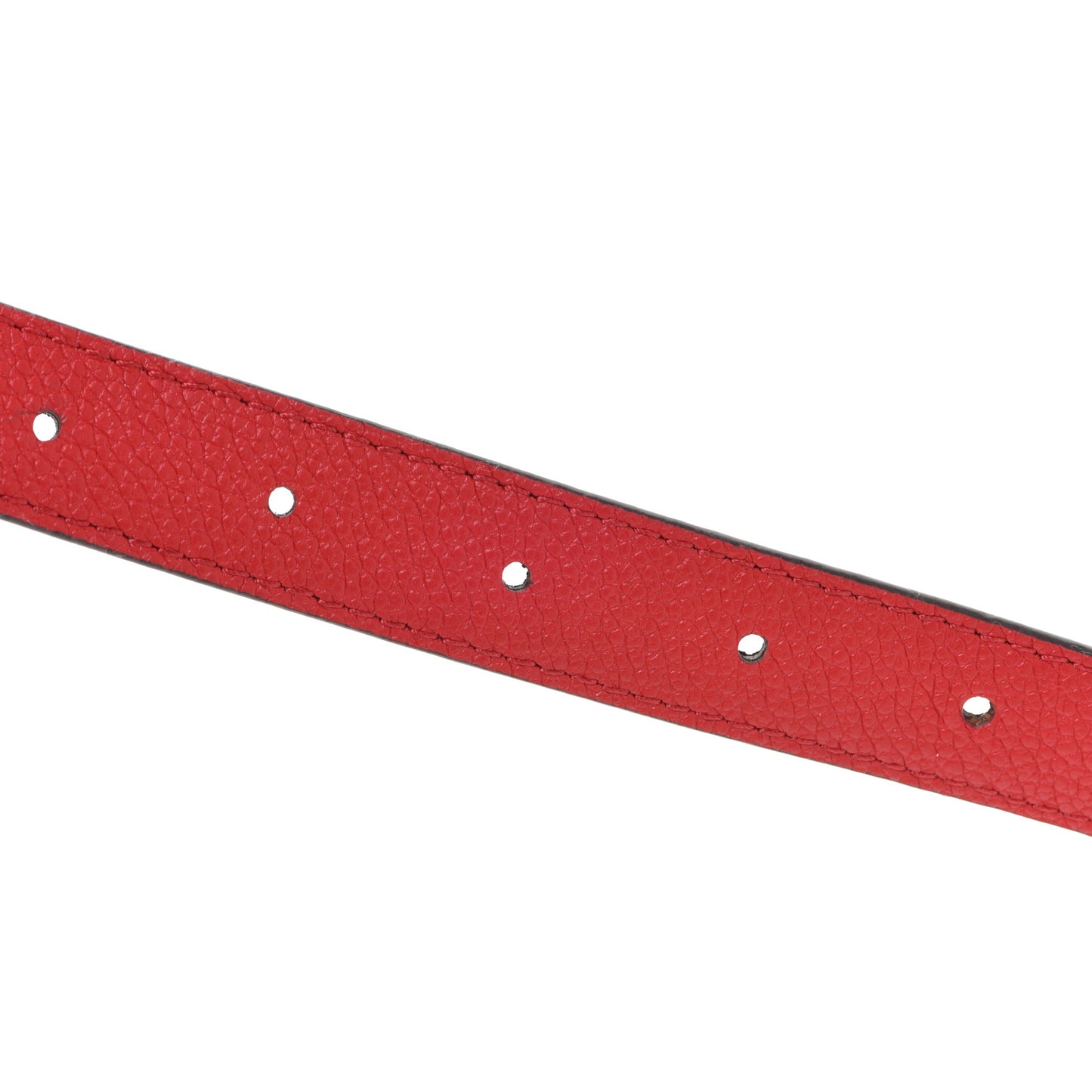 Monogram 20mm LV Circle Reversible Belt 80 32 Red