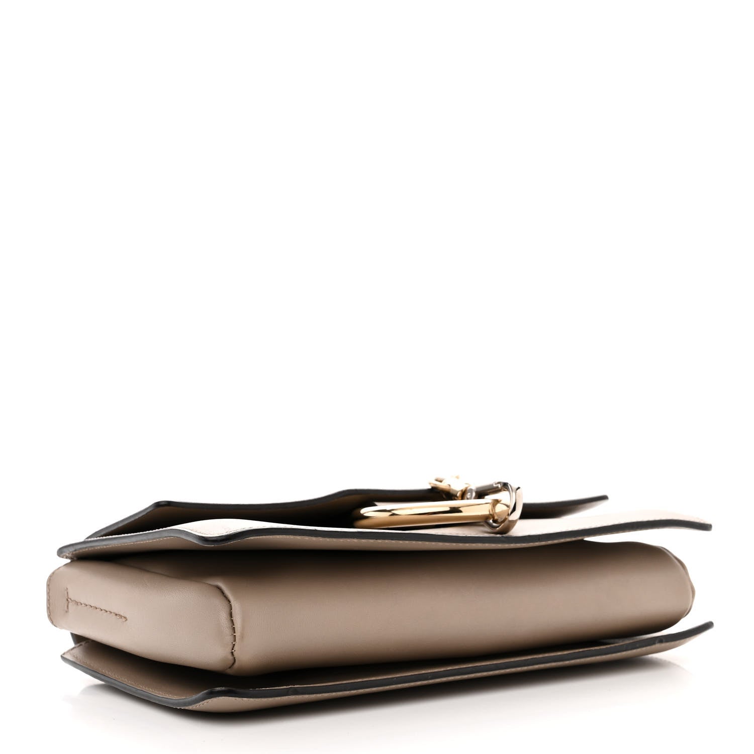 Chloe Suede Calfskin Small Faye Shoulder Bag Motty Grey 4 of 18