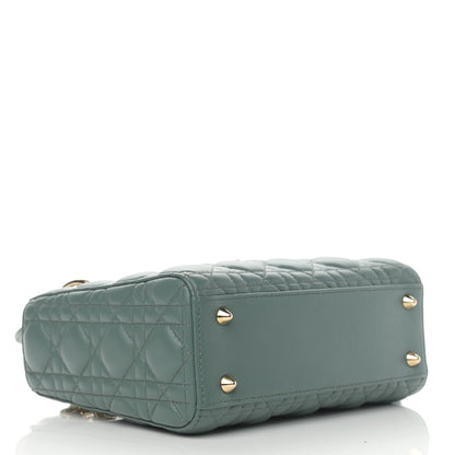 Christian Dior Lambskin Cannage Small My ABCDior Lady Dior Army Green 4 of 11