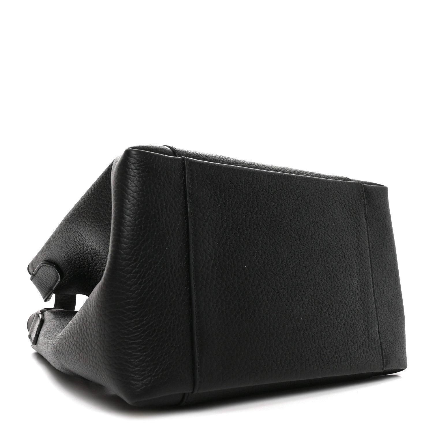 Christian Dior Calfskin Medium Signature Bucket Bag Black 4 of 8