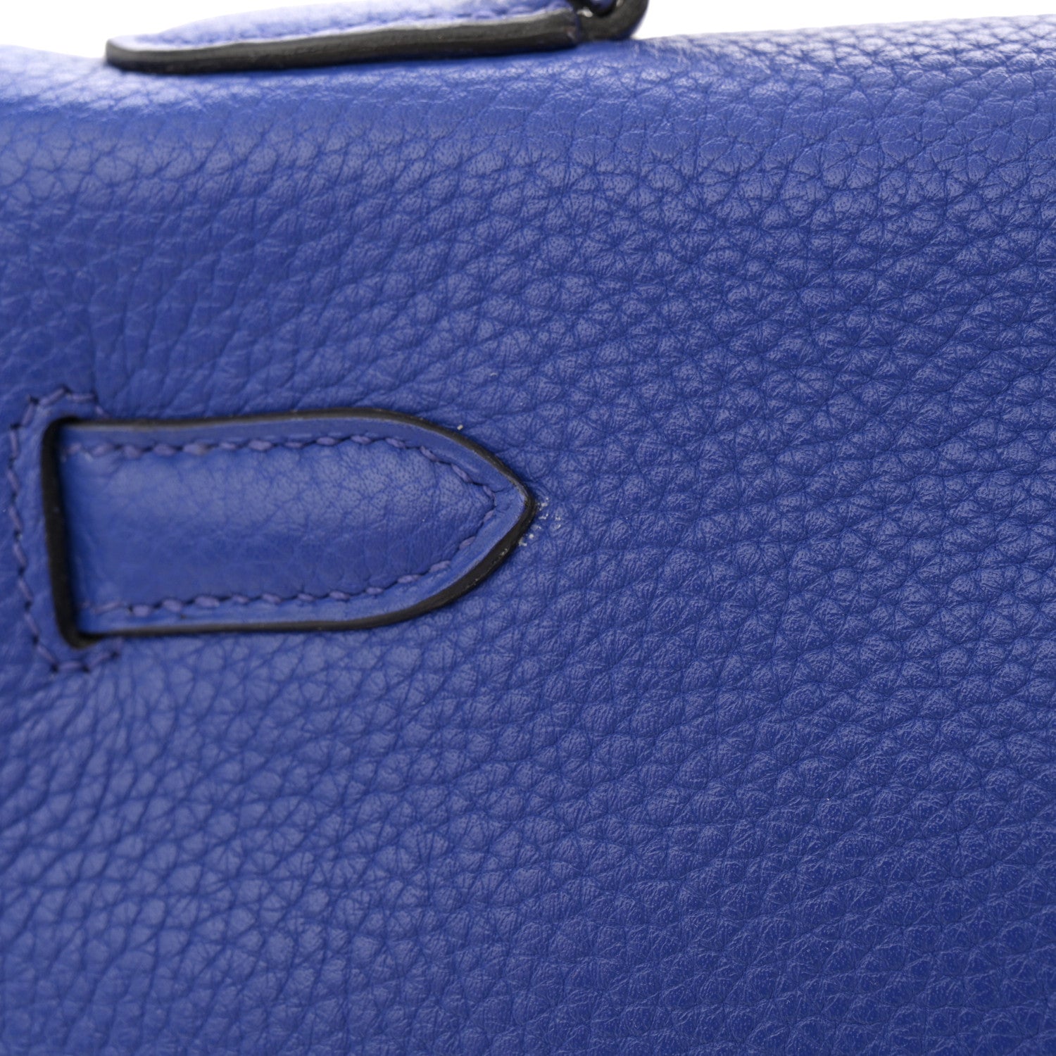 Hermes Togo Kelly Retourne 32 Bleu Electrique 12 of 12