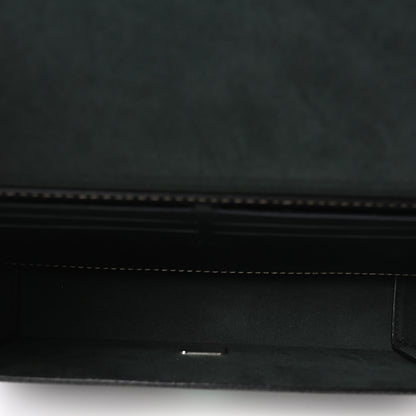 Fendi Vitello King FF Lines Embossed Baguette Soft Trunk Black 8 of 19