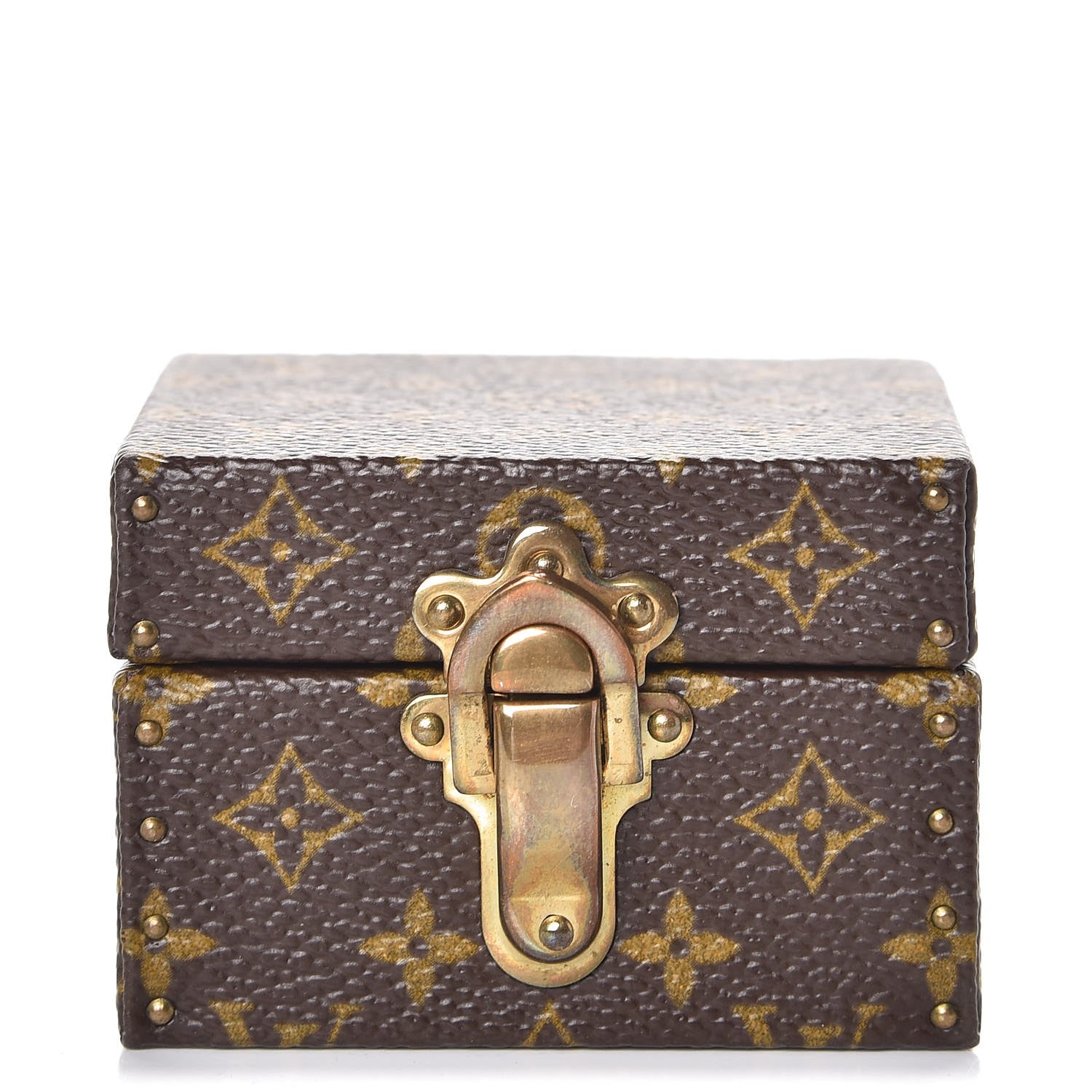 Louis Vuitton Monogram Ring Box Mini Trunk Case 1 of 10
