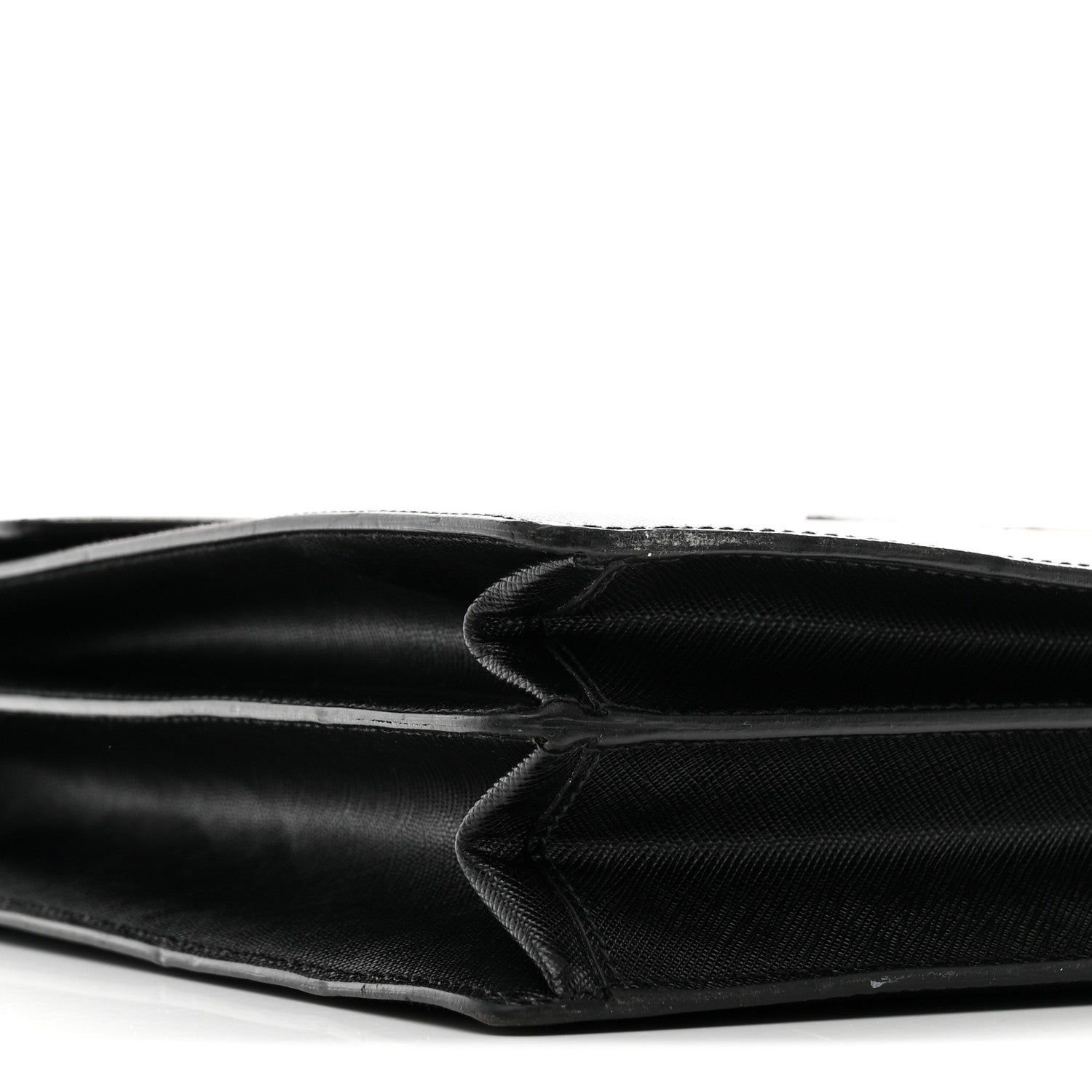 Prada Saffiano Briefcase Black 8 of 11