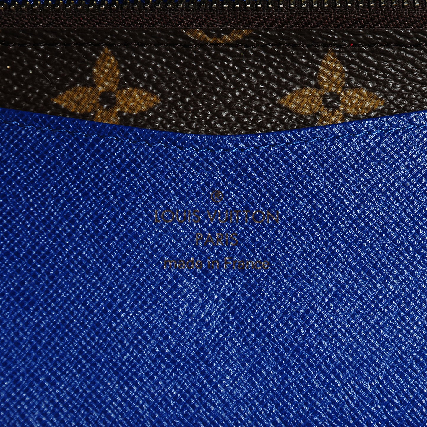 Monogram Josephine Wallet Blue