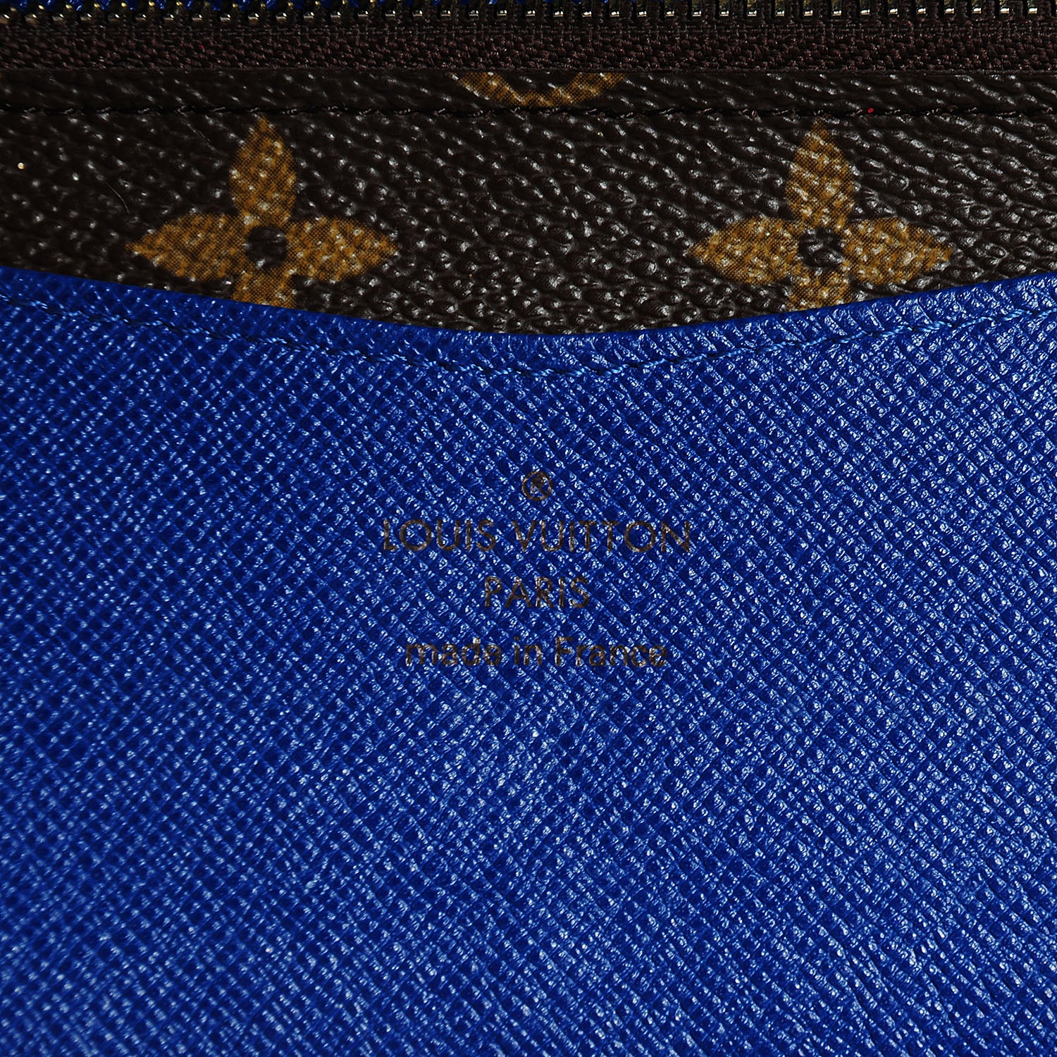 Louis Vuitton Monogram Josephine Wallet Blue 5 of 7