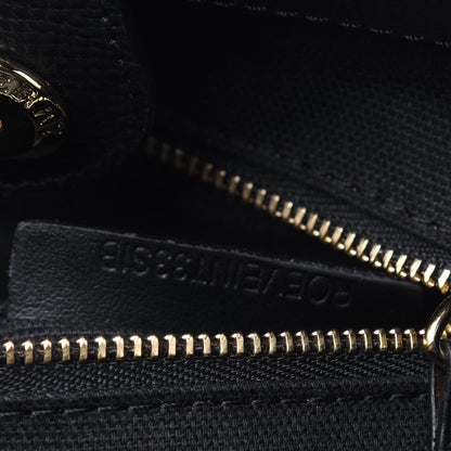 Burberry Derby Calfskin House Check Baby Banner Tote Black 7 of 12