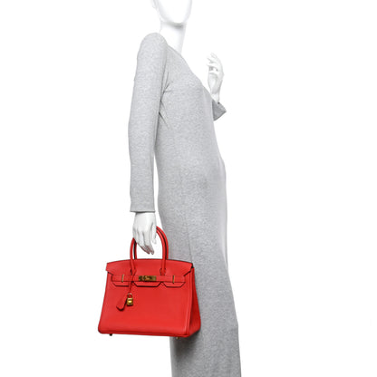 Hermes Togo Birkin 30 Rouge Tomate 2 of 15