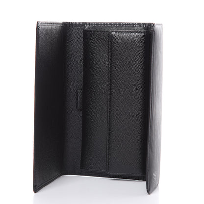 Louis Vuitton Epi Porte Tresor International Wallet Black 5 of 6