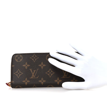 Louis Vuitton Monogram Clemence Wallet Fuchsia 2 of 7