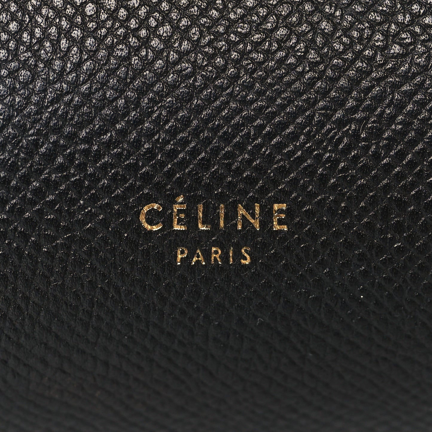 Grained Calfskin Mini Belt Bag Black