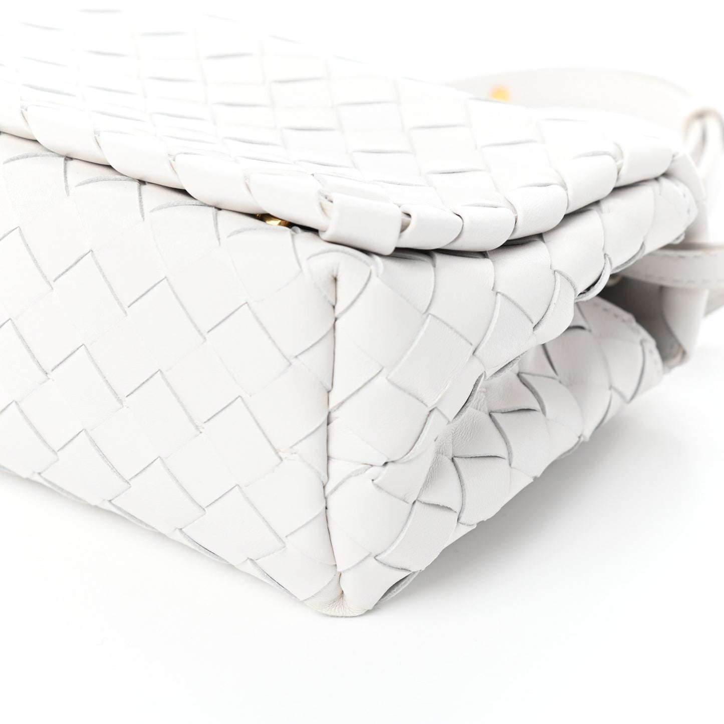 Nappa Intrecciato Crossbody White