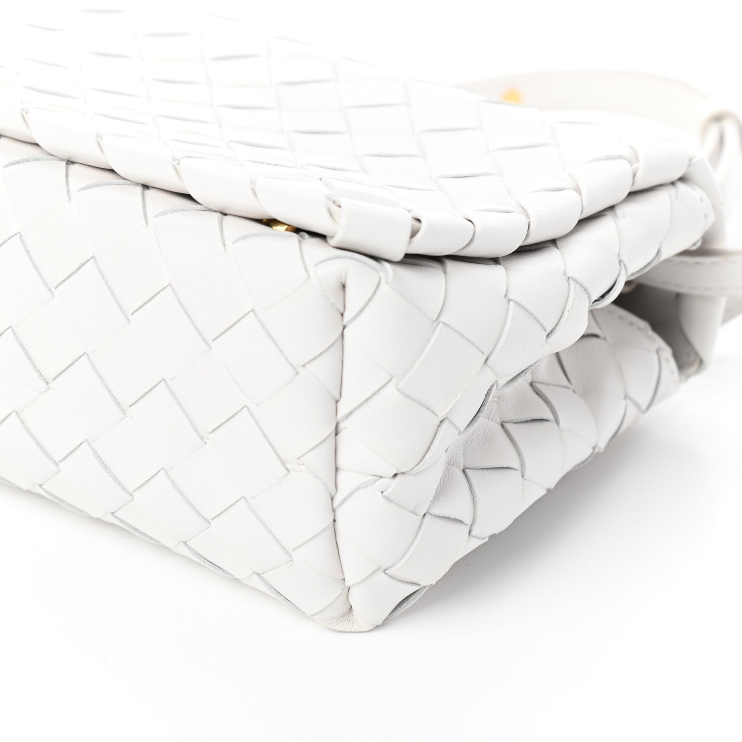 Bottega Veneta Nappa Intrecciato Crossbody White 9 of 9