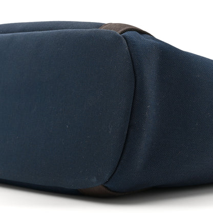 Hermes Toile Sac De Pansage Groom Bleu Navy Feu 9 of 10