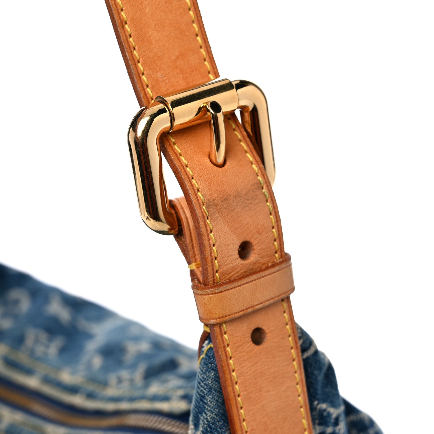 Louis Vuitton Monogram Denim Baggy PM Blue 20 of 23
