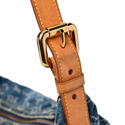 Louis Vuitton Monogram Denim Baggy PM Blue 20 of 23