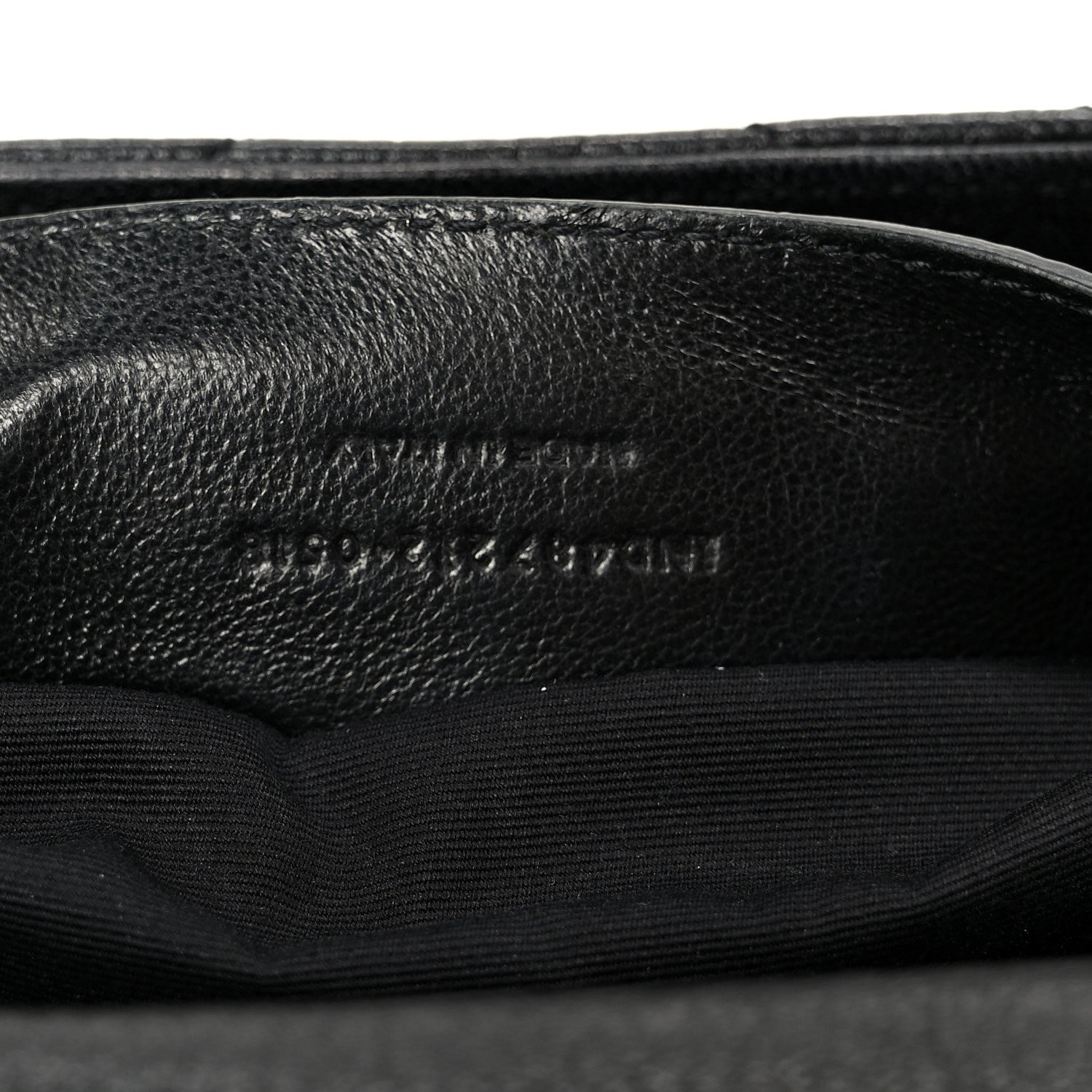 Saint Laurent Sheepskin Matelasse Chevron Monogram Large College Satchel Black 8 of 11