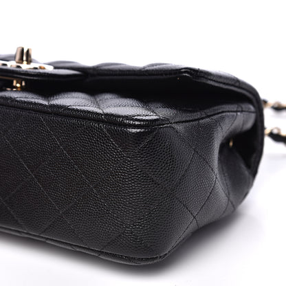 Chanel Caviar Quilted Mini Rectangular Flap Black 8 of 10