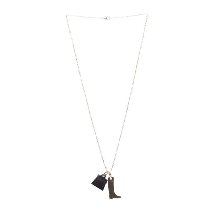 Hermes Permabrass Buffalo Horn Amulette Maroquinier PM Pendant Necklace 3 of 6