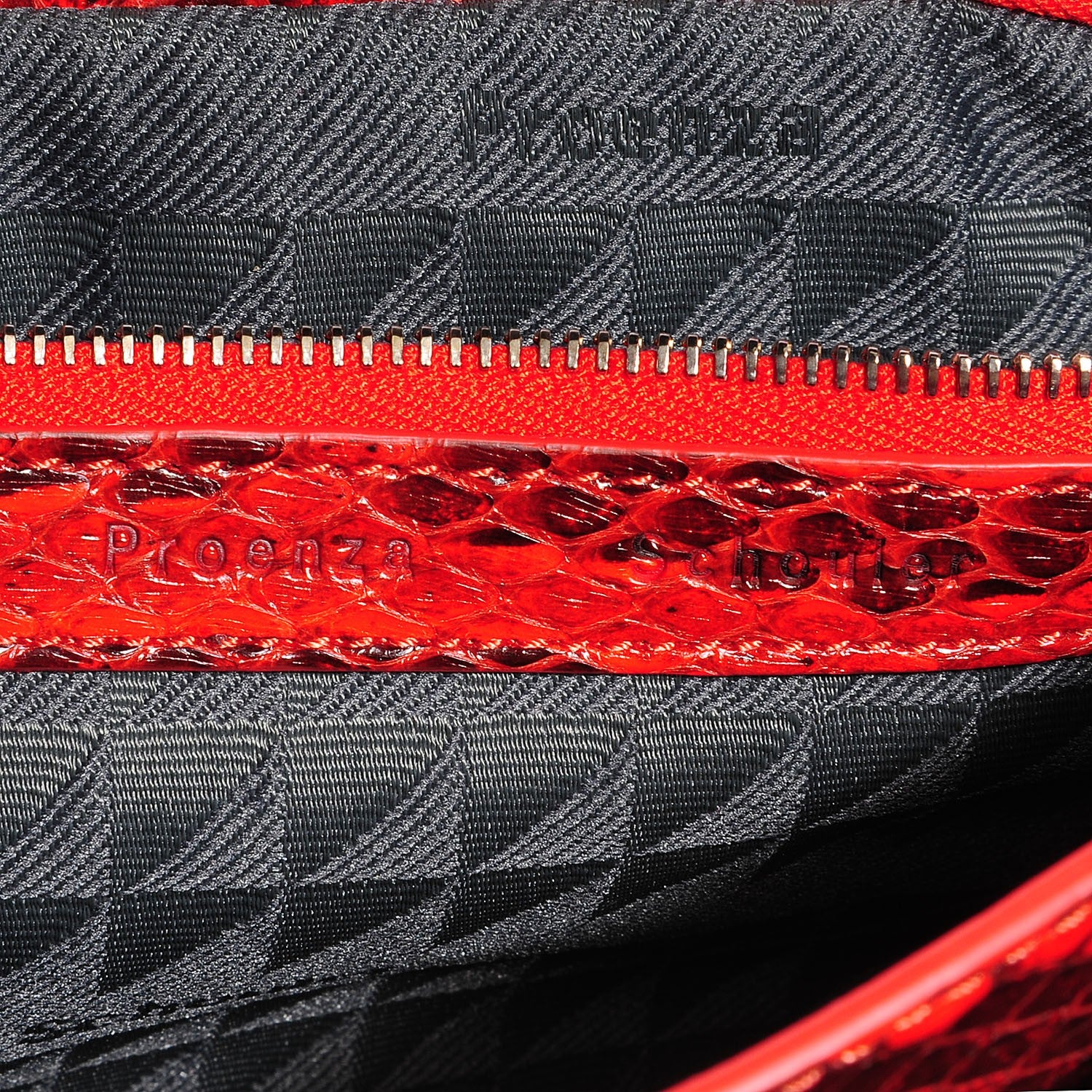 Proenza Schouler Python PS1 Pochette Poppy 8 of 9