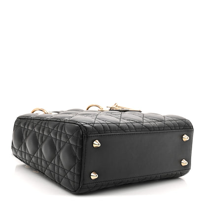 Christian Dior Lambskin Cannage Small My ABCDior Lady Dior Black 4 of 10