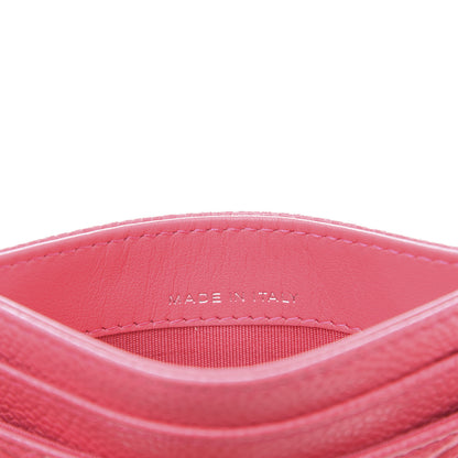 Chanel Caviar Camellia Embossed Card Holder Pink 9 of 11