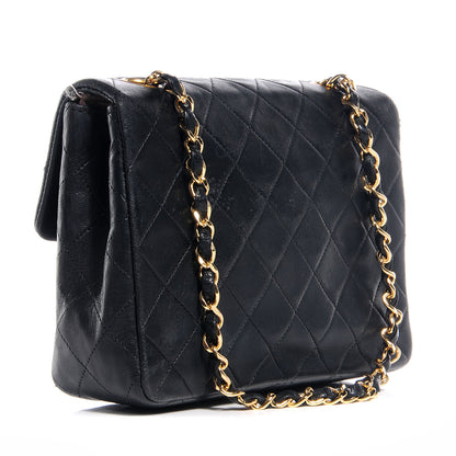 Chanel Lambskin Quilted Mini Square Flap Black 3 of 8