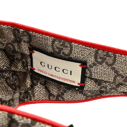 Gucci Silk Monogram Snake Heart Embroidered Headband 4 of 4