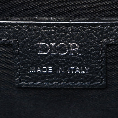 Christian Dior Oblique Jacquard Saddle Zip Backpack Black 6 of 9