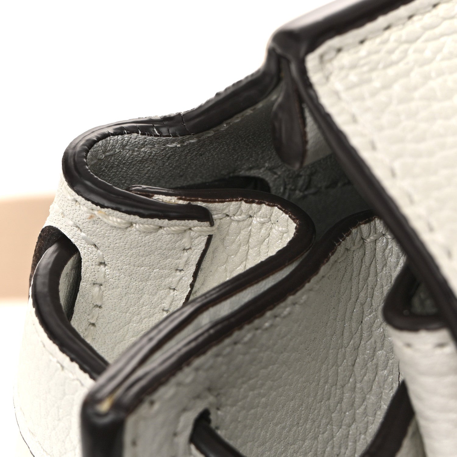MCM Grained Calfskin Medium Milla Convertible Backpack White Flake 13 of 13