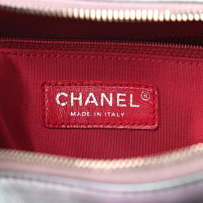 Chanel Iridescent Lambskin Calfskin Quilted Medium Gabrielle Hobo Light Purple 6 of 9