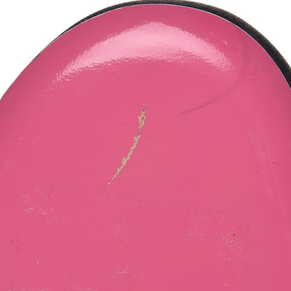 Gucci Satin Embroidered Dragon Caspar Pumps 38.5 Black 9 of 10