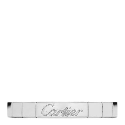 Cartier 18K White Gold Lanieres Ring 51 5.75 1 of 4