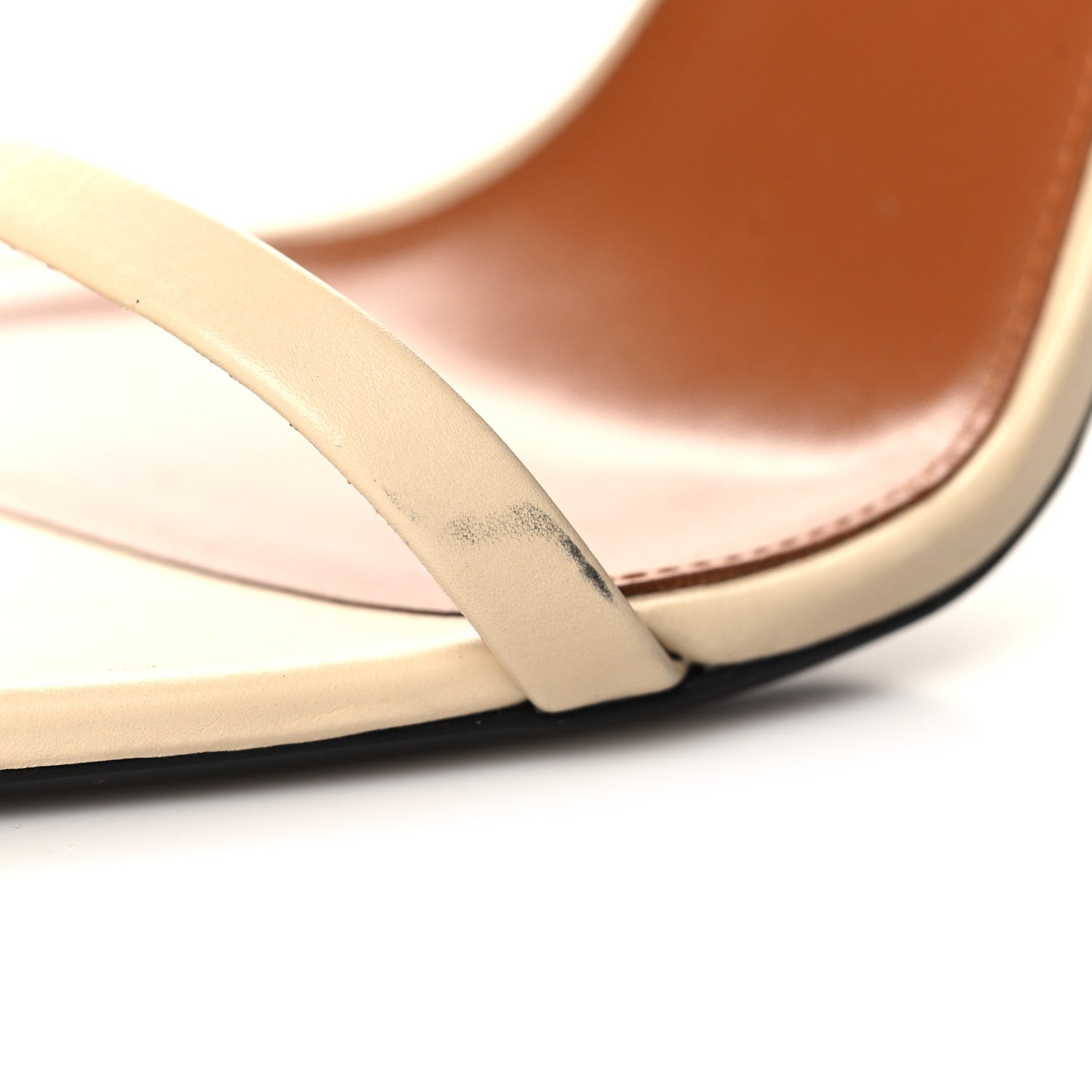 Saint Laurent Calfskin 110 Opyum Sandals 40 Real Beige 10 of 11