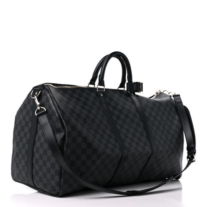 Louis Vuitton Damier Graphite Keepall Bandouliere 55 2 of 8