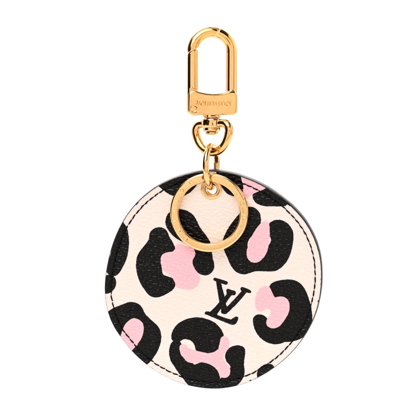 Monogram Wild At Heart Illustre Bag Charm Key Ring Black