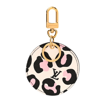 Louis Vuitton Monogram Wild At Heart Illustre Bag Charm Key Ring Black 1 of 5