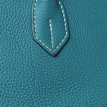 Hermes Togo Birkin 35 Blue Jean 10 of 17