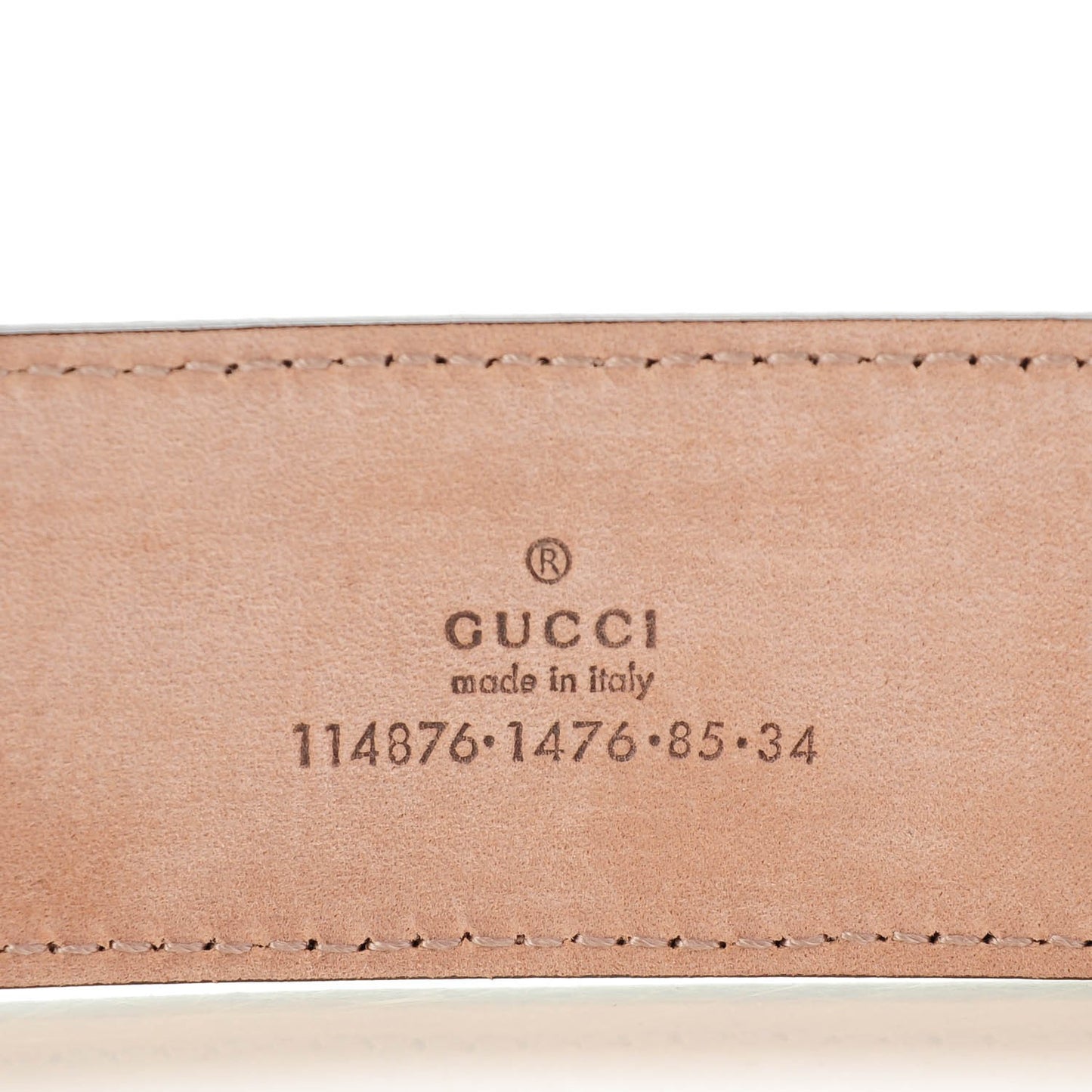 GG Plus Monogram Interlocking G Belt 85 34 Red