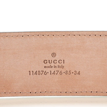 Gucci GG Plus Monogram Interlocking G Belt 85 34 Red 5 of 6