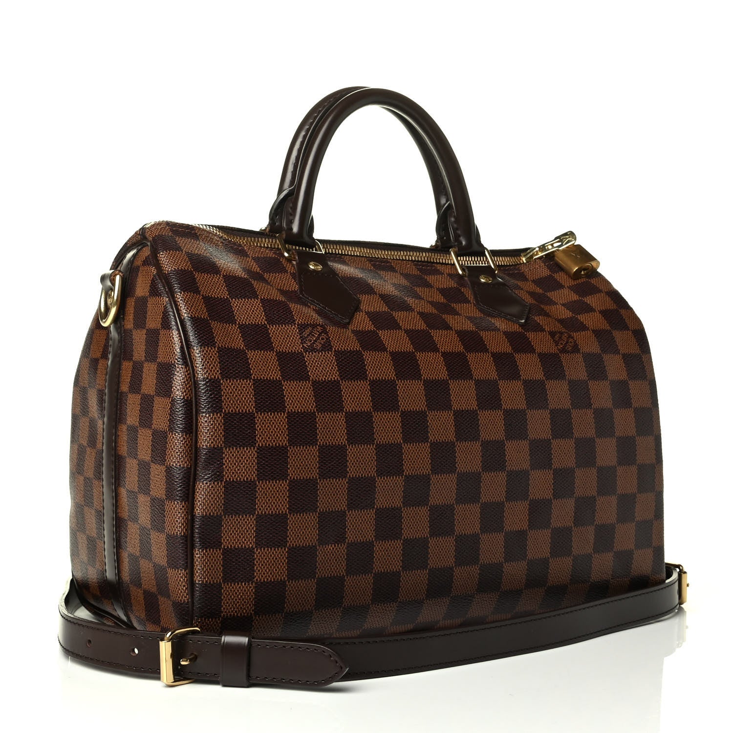 Louis Vuitton Damier Ebene Speedy Bandouliere 30 2 of 6