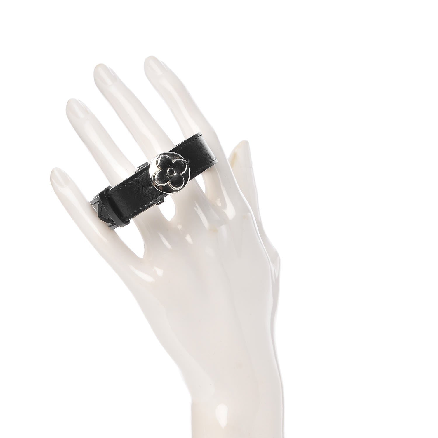 Louis Vuitton Mat Monogram Wish Bracelet Black 2 of 6