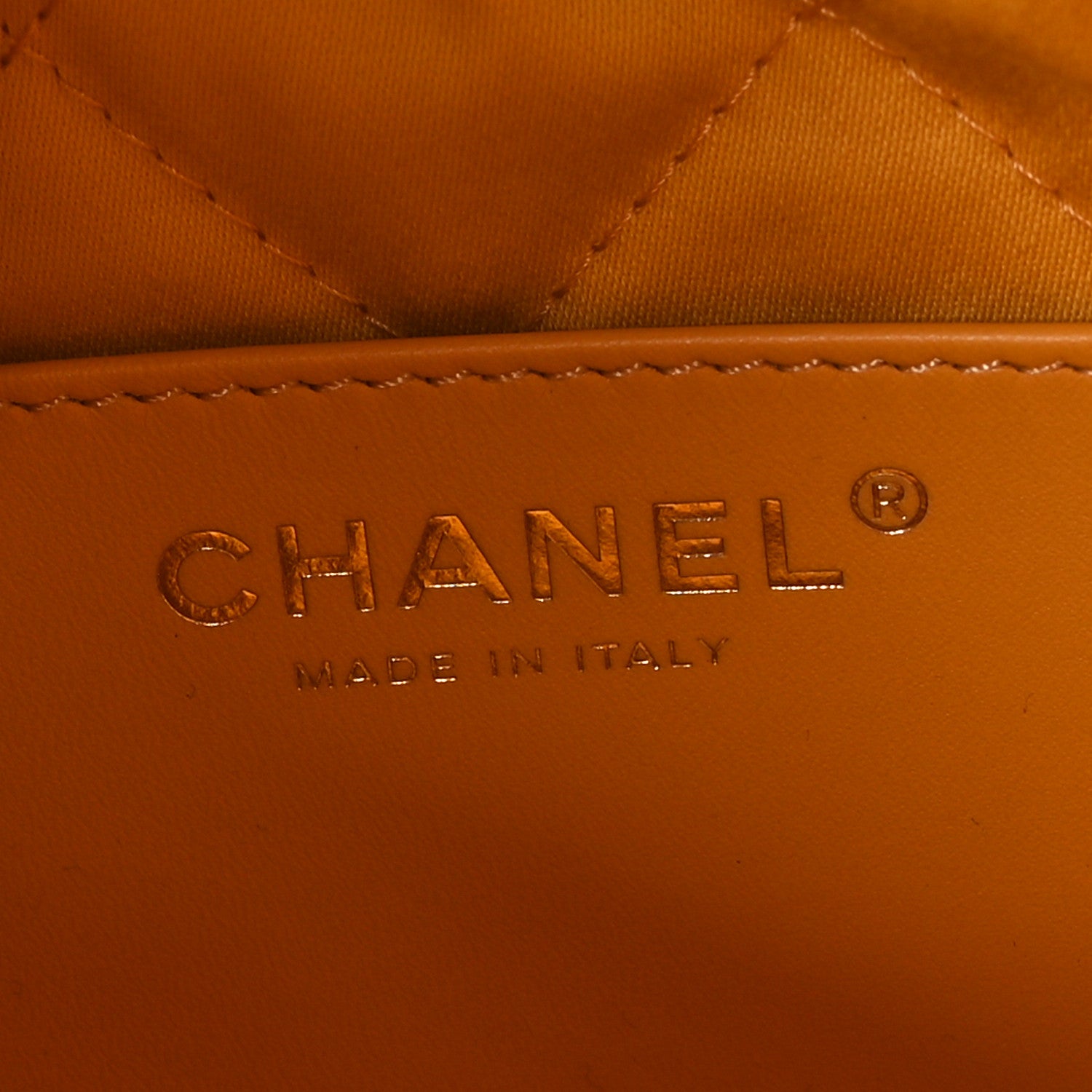 Chanel Shiny Calfskin Quilted Mini Chanel 22 Yellow 6 of 11