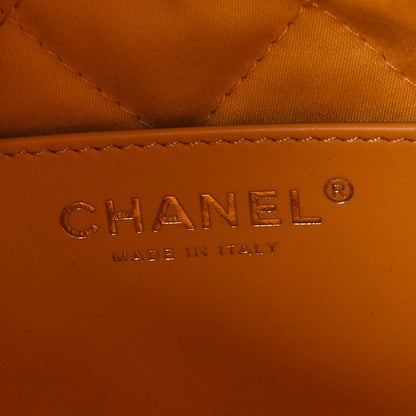Chanel Shiny Calfskin Quilted Mini Chanel 22 Yellow 6 of 11