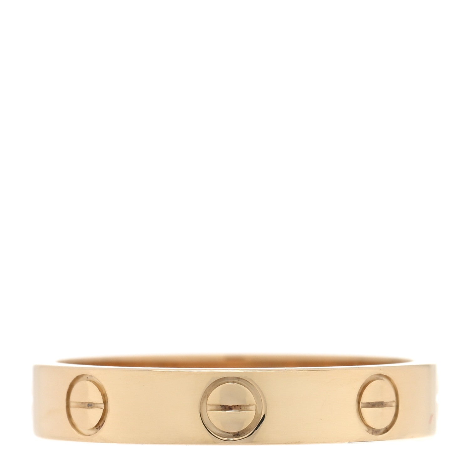 Cartier 18K Yellow Gold 3.5mm LOVE Wedding Band Ring 54 7 3 of 4
