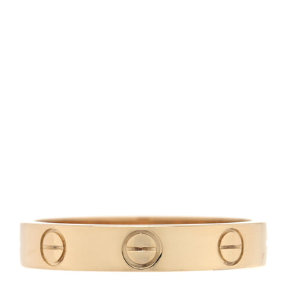 Cartier 18K Yellow Gold 3.5mm LOVE Wedding Band Ring 54 7 3 of 4