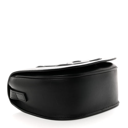 Celine Smooth Calfskin Cuir Triomphe Folco Crossbody Bag Black 4 of 10