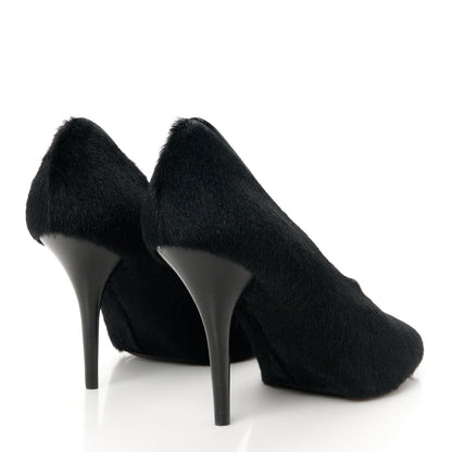 Givenchy Shearling Show Stiletto Pumps 40 Black 4 of 8